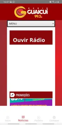 Rádio Guaicuí FM – 99.5 android App screenshot 2