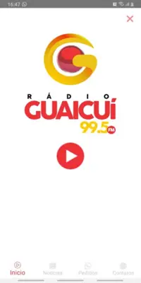 Rádio Guaicuí FM – 99.5 android App screenshot 3